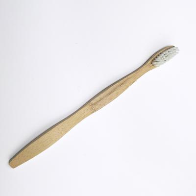 China Adult nylon toothbrush reusable biodegradable bamboo and wooden toothbrush for sale