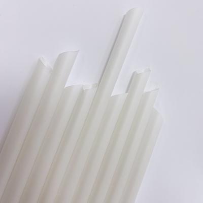 China 2021 Factory direct sale new product minimalist PLA biodegradable plastic drinking compostable polylactic acid straight straw for sale