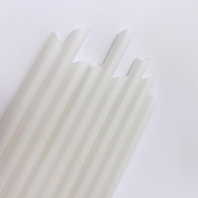 China Minimalist environment friendly natural color degradable plastic straws, reusable drinking straws for sale