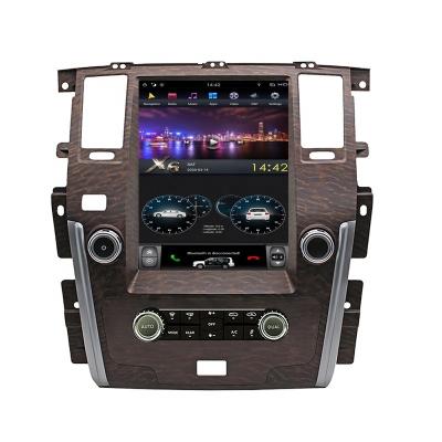 China Amplifier 12.1' Screen 4+64GB Android Car Multimedia Player Radio Vertical GPS Navigation For Nissan Patrol SE--2010-2018 Wood for sale