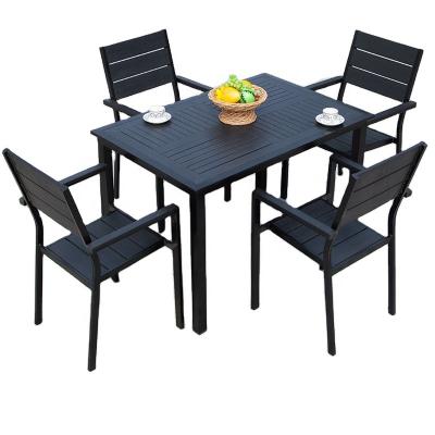 China Traditional outdoor table set outdoor furniture garden furniture 5 pcs set outdoor dining table chair for sale