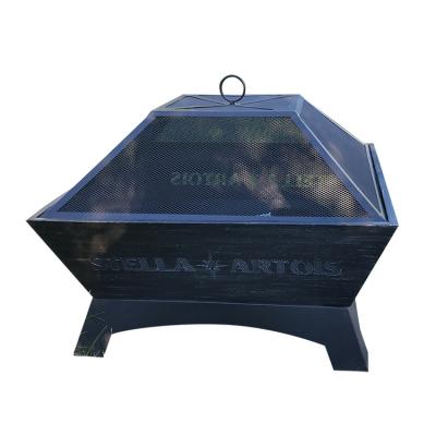 China Outdoor Charcoal Camp Cavity Style Fire Grill Stocked Stainless Steel for sale