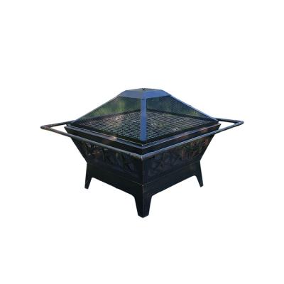 China Easily Cleaned Newly Designed Portable Outdoor Garden Camping Small Steel Fire Pit for sale