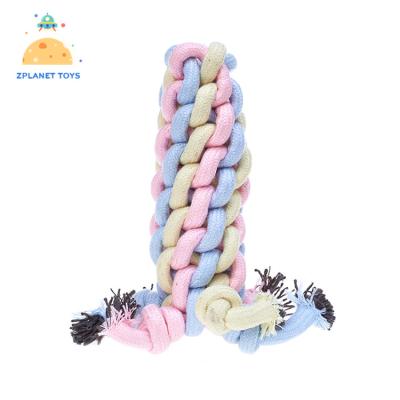 China Sustainable Wholesale Customized Cotton Plush Animal Dog Toys Cotton Rope Pet Toys for sale