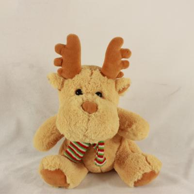 China Viable Birthday Present Christmas Gift Elk Shape Soft Plush Stuffed Toy for sale