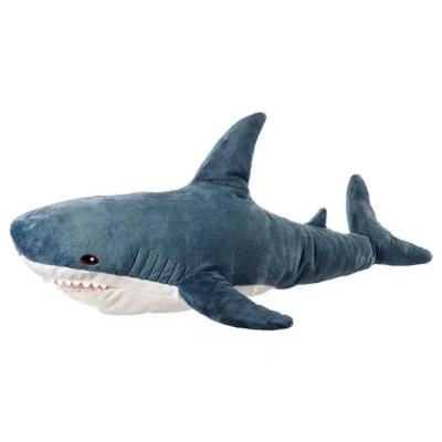 China Toy Stuffed Soft Shark Marine Design Adults Kids Creative Shark Stuffed Animal Toy for sale