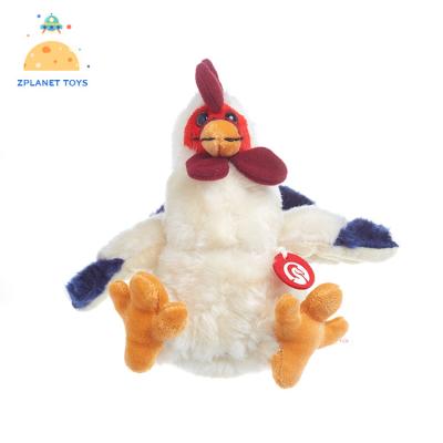 China Professional Maker Adults Rooster Soft Plush Pillow Stuffed Plush Custom Hen Toys for sale