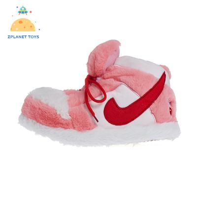 China Fashion trend 2021 winter indoor slipper woman plush yeezy sneaker shoes for wholesale for sale