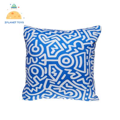 China Wholesale European and American Style Scatter Sofa Chair Car Home Decor Luxury Printed Throw Velvet Pillow Case Cushion for sale