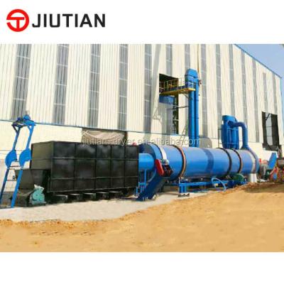 China Continuous Cow Drying Machine High Performance Rotary Drum Dung Dryer For Sale for sale