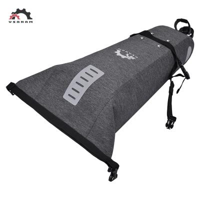 China Water Proof Portable Waterproof Travel Bicycle Repair Tool Rear Seat Bag Bicycle Saddle Recycling Bag for sale