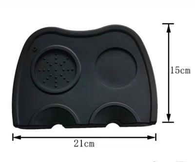 China Stocked Silicone Coffee Tamper Mat Rubber Pad Espresso Coffee Tamper Mat for sale