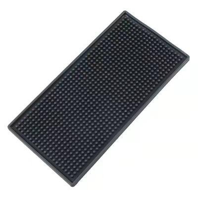 China Stocked Custom Custom Made Rubber Mat Tamper Mat Bar Mat Beer Puddle Silicone PVC Bar Mat for sale