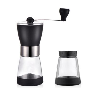 China Sustainable Portable Commercial Manual Coffee Bean Grinder 304 Stainless Steel Coffee Grinder for sale