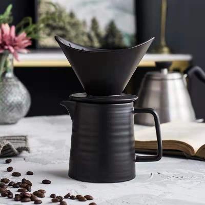 China Hot Selling Minimalist and High Quality V60 Coffee Dripper Set 1-4 Cups Coffee Filter Dripper Brewer Bartender Maker for sale