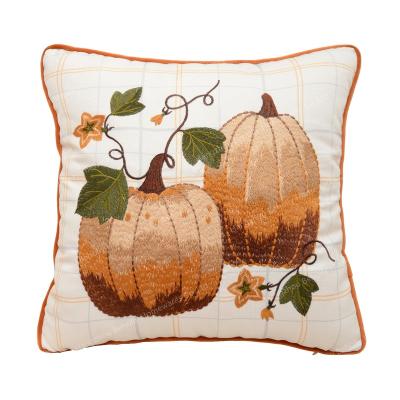 China Autumn Harvest Nondisposable Pumpkin Embroidered Pillow Cushion/Pillow Cover/Cushion Cover for sale