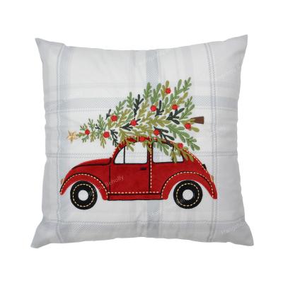 China Car Nondisposable Red Pine Christmas Decorative Pillow Cushion/Pillow Cover/Cushion Cover for sale