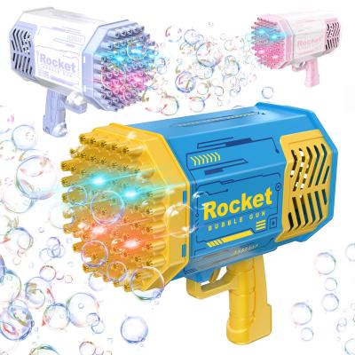 China UKBOO 69 Holes Bazooka Plastic Bubble Gun Electric Bubbles Machine Summer Outdoor Toys For Children for sale