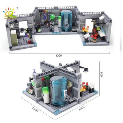 China future plastic building blocks chemistry laboratory science building toy bricklab mobile educational construction figure for sale