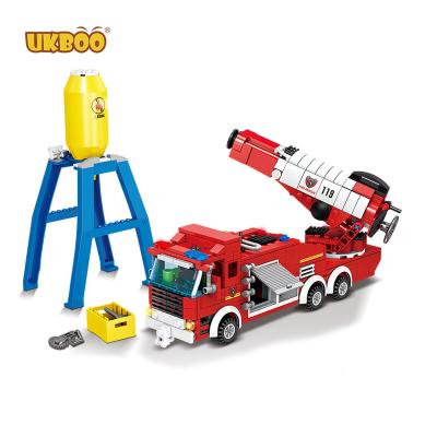 China Wholesale 440 Pcs Fire Fighting Building Toy High Quality Promotion Toys Building Block Children Educational Toys for sale