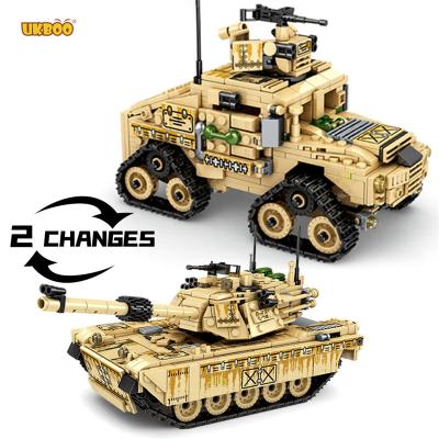 China Military Model Building Block Toy Free Shipping UKBOO 801PCS M1A2 Abrams Battle Tank 801Pcs M1A2 Abrams Battle Tank for sale