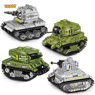 China DIY TOY Free Shipping 534PCS Guardian Eagle Tracked Tank WW2 Model Building Blocks City Soldier German Bricks Educational Military Tank for sale