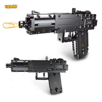 China Toy Free Shipping 288PCS Glock Automatic Gun Model Building Blocks Assembly Bricks Kids Military Spike Toys for sale