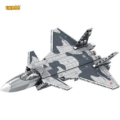 China Toy Free Shipping UKBOO 775PCS F-20 Fighter Ideas Air Force Spike Weapons Building Block Bricks Assembling Birthday Gift for sale