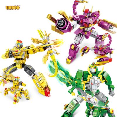 China Construction Toy Free Shipping UKBOO ONA Comics Soul of Gold Scorpio Capricorn Mecha Mecha Warrior Block Saint Seiya Figure Toys for sale