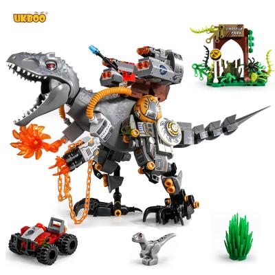 China Toy Free Shipping UKBOO 560PCS Tyrannosaurus Rex Building Block The Dinosaur The World Construction Bricks Boys Model Toys Birthday Gift for sale