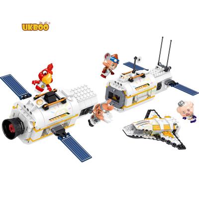 China Construction Toy Spaceships Movies and Games Tantan Series Spaceship Children's Puzzle Plug-in Building Block Bricks Education Assembling Toy for sale