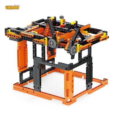 China Building Toy Free Shipping UKBOO 244Pcs 4 in 1 Building Blocks Educational Kids Compatible Inventor Learning Brick Plastic Block Cities Technic for sale