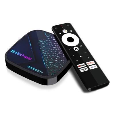 China Google Certified Amlogic S905y4 2gb 16gb 4gb 32gb Wifi Tv Box Dual Band Hako Mini S905y4 4k Media Player Google TV Box for sale