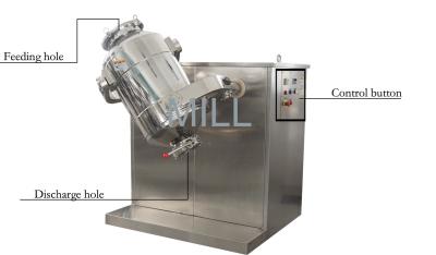 China Pharma Three Dimensional SUS 62L Powder Motion Mixer for sale