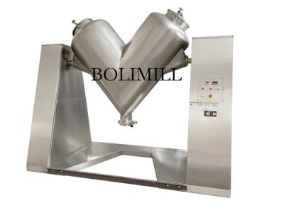 China Chemical Powder V Cone Blender , Powder Blender Machine Field Installation for sale