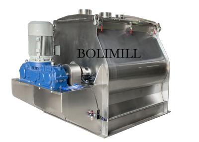 China Horizontal Powder Double Shaft 220v Paddle Mixer for sale