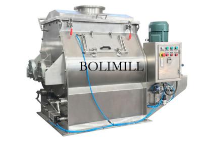 China Horizontal SS304 Protein 65rpm Powder Ribbon Mixer for sale