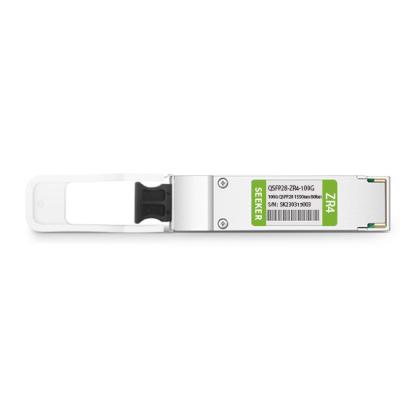 China Cisco QSFP28-ZR4-100G Compatible 100GBASE-ZR4 QSFP28 1550nm 80km DOM Duplex LC SMF Optical Transceiver Module for sale