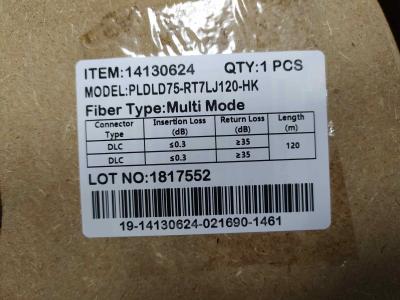 China PLFLF75-TY7LJ120-HK Mulyi Mode Fiber ITEM:14130624 for sale