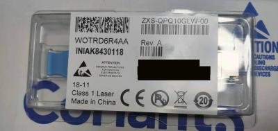 Chine ZXS-QPQ10GLW-00 - module 10KM 4 x InfiniBand QDR (10Gbps), Ethernet 40G (41.25Gbps), OTU3 (43.01Gbps) INFINERA de 40G QSFP à vendre