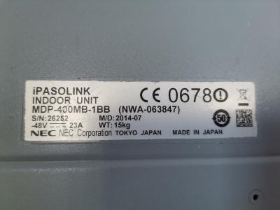 China NEC  iPASOLINK1000 INDOOR UNIT MDP-400MB-1BB NWA-063847-48V 23A IDU for sale