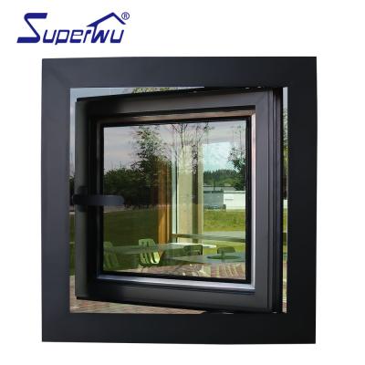 China Folding Screen Meet Florida Code Double Glazed Aluminum Windows German Style Casement Windows for sale