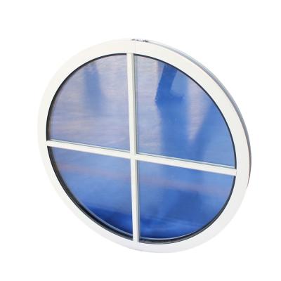 China Superwu Folding Screen Hot Sale Special Shaped Circle Shaped Aluminum Fixed Window for sale