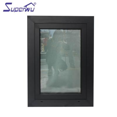 China SP56T swing upvc wood grain double color Tilt&Turn aluminum window Australia AS2047 standard for sale