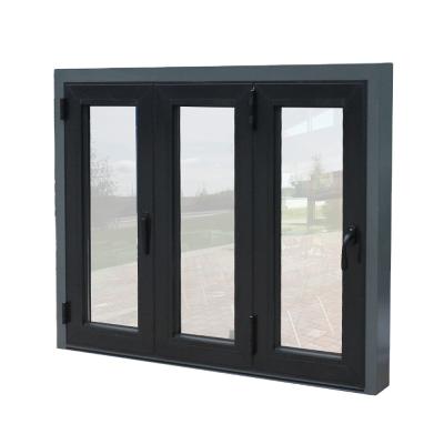 China Folding Aluminum Fold Windows Bi Screen Tempered Glass Horizontal Aluminum Folding Window Used For Balcony for sale