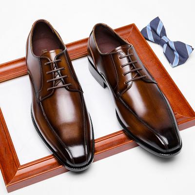 China Best Sweat-absorbent Selling Men's Business Casual Retro Leather Shoes New Men's Cow Leather British Charm Men's Shoes for sale