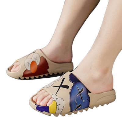 China Yeezy Platform Rubber Slippers Couple Beach Sandals Parent-child Eva Slippers Slippers for sale