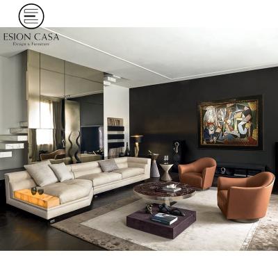 China Freestanding modern corner living room sofa sofa combination ESION sofa set furniture living room sectional sofas for sale