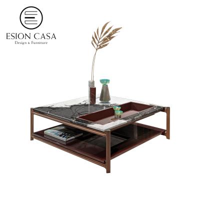 China MAISON luxury coffee table ESION style coffee table Italian marble coffee table for sale