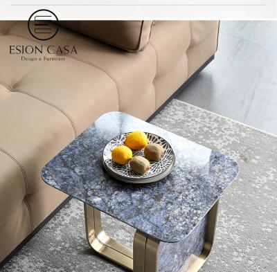 China ESION DE MAISON coffee table square traditional coffee table luxury modern marble top coffee table for sale